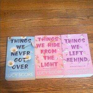 Lucy Score Book Set - Blue, Pink, and Purple Covers